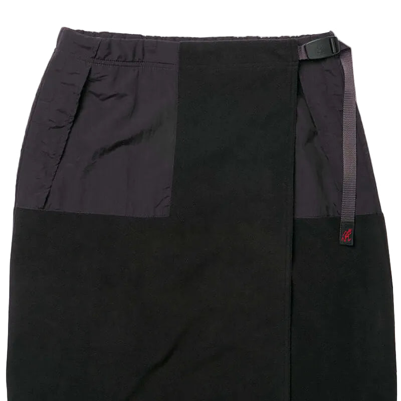 THERMAL FLEECE SKIRT / BLACK
