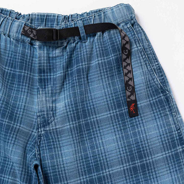 Lagoon Short Denim Plaid