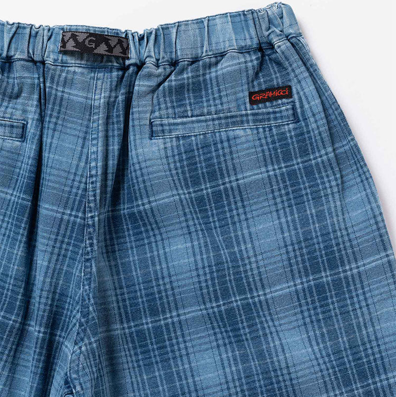 Lagoon Short Denim Plaid