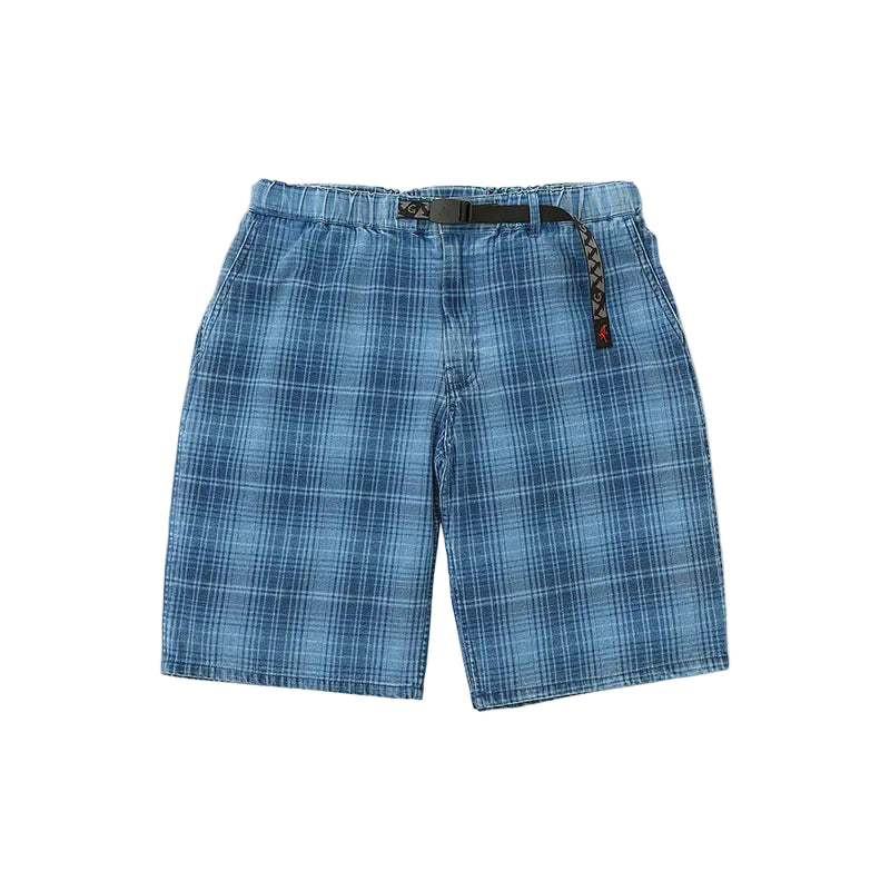 Lagoon Short Denim Plaid