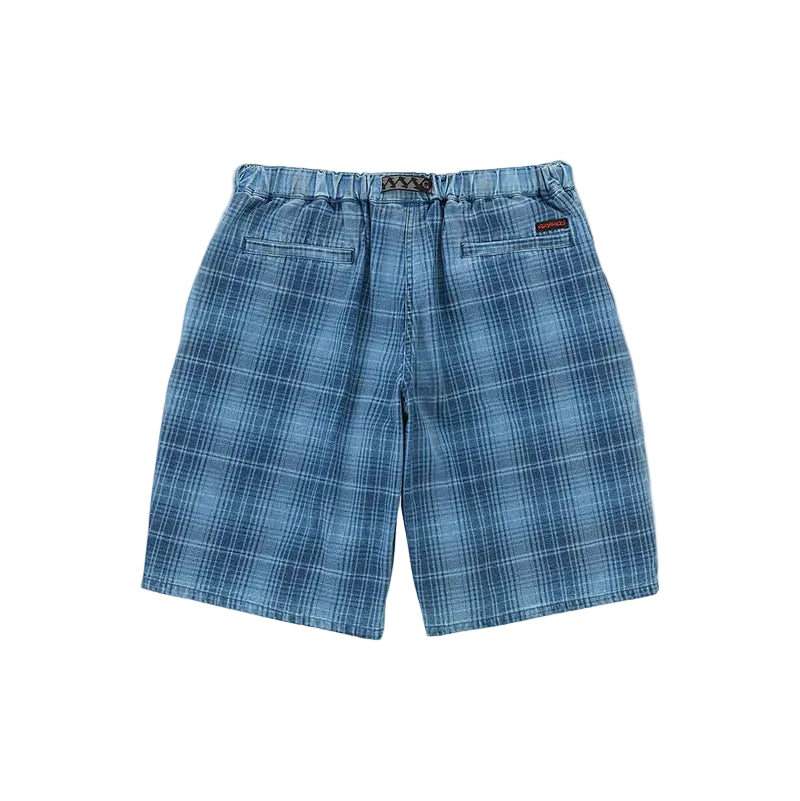 Lagoon Short Denim Plaid