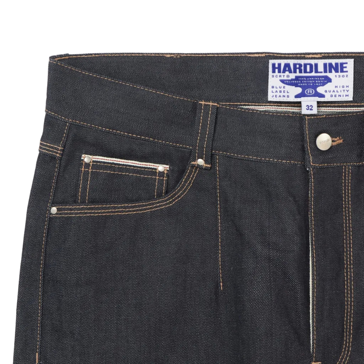Hardline Selvedge Denim Jeans - Indigo
