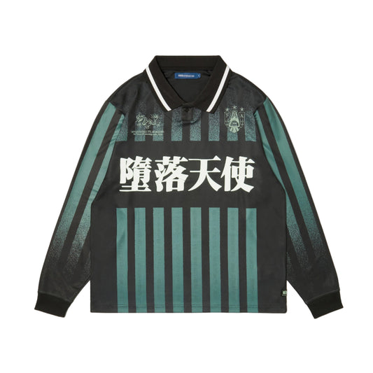 Kowloon Football Jersey - Green/Black