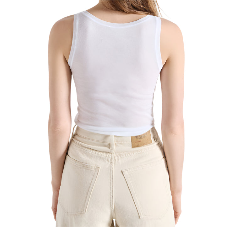 Women's tank top Massachusetts - WHITE