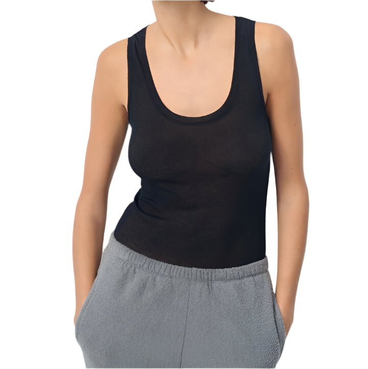 Women's tank top Massachusetts - BLACK