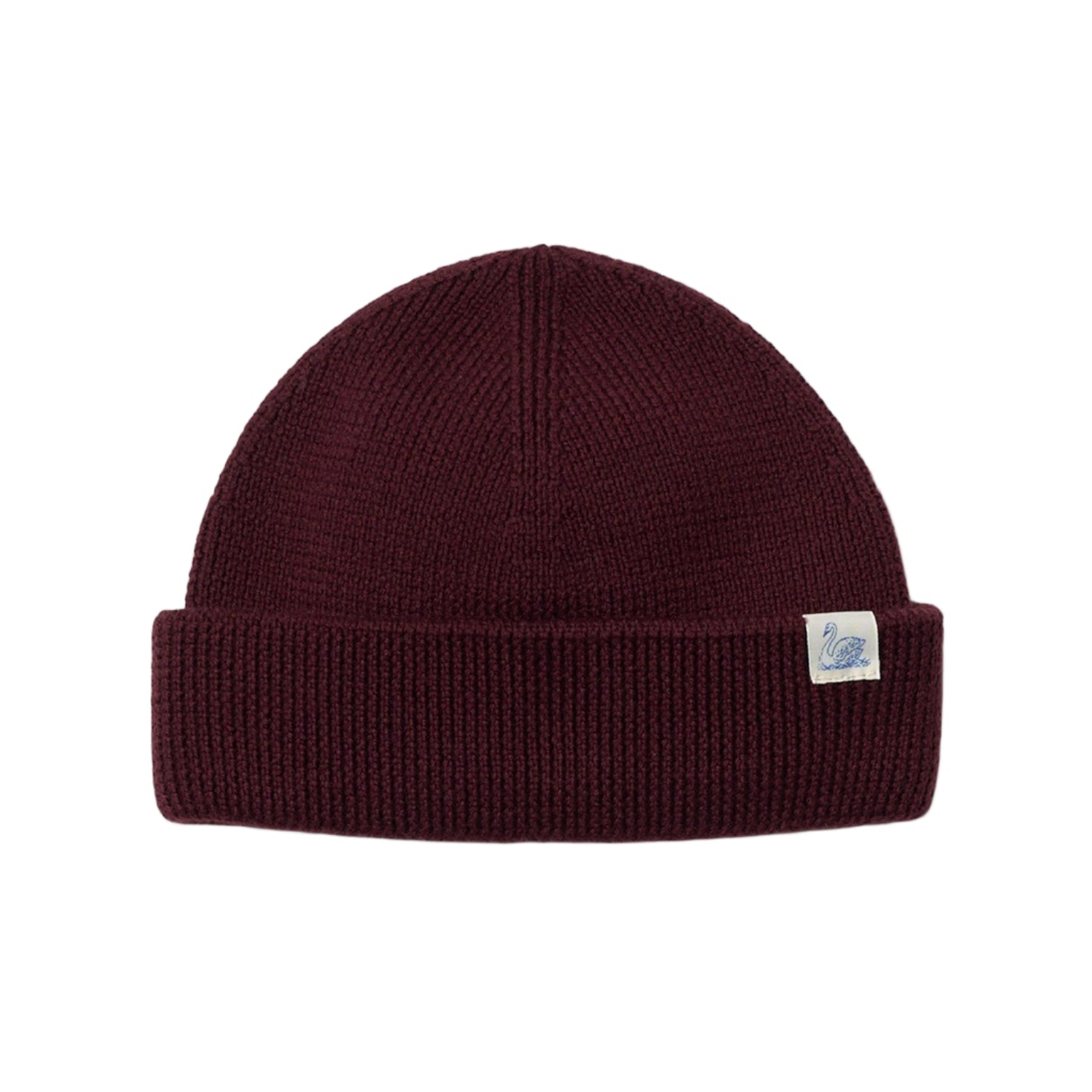 Merino Wool Watch Cap - 506 burgundy
