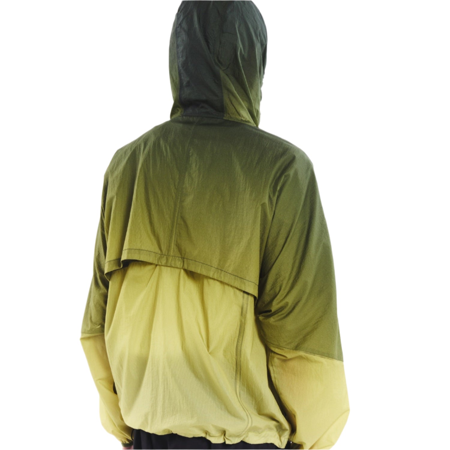 BREEZE JACKET OMBRE PRINT - LIME/BLACK