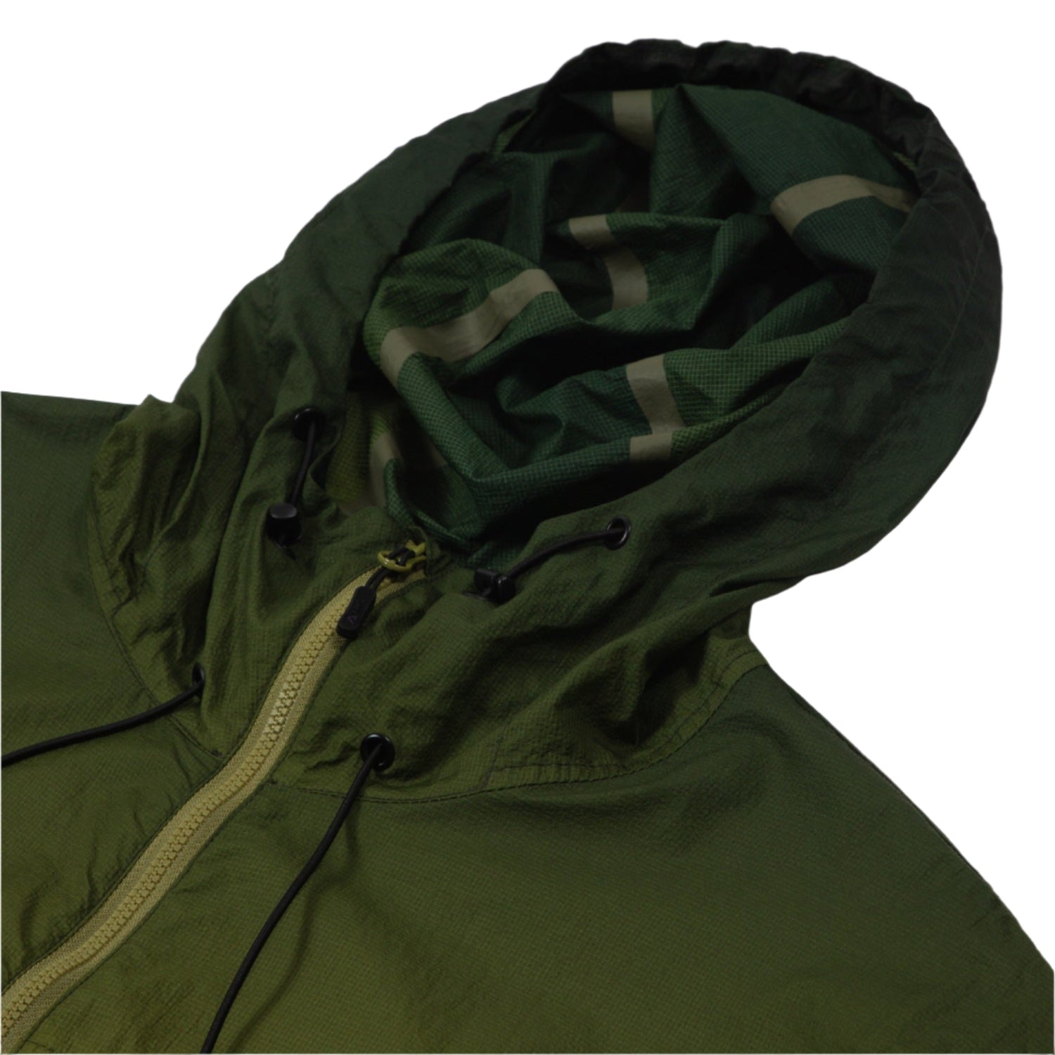 BREEZE JACKET OMBRE PRINT - LIME/BLACK