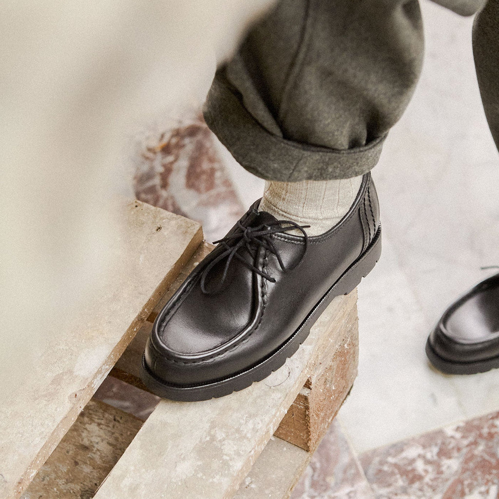 PADROR - BLACK LEATHER