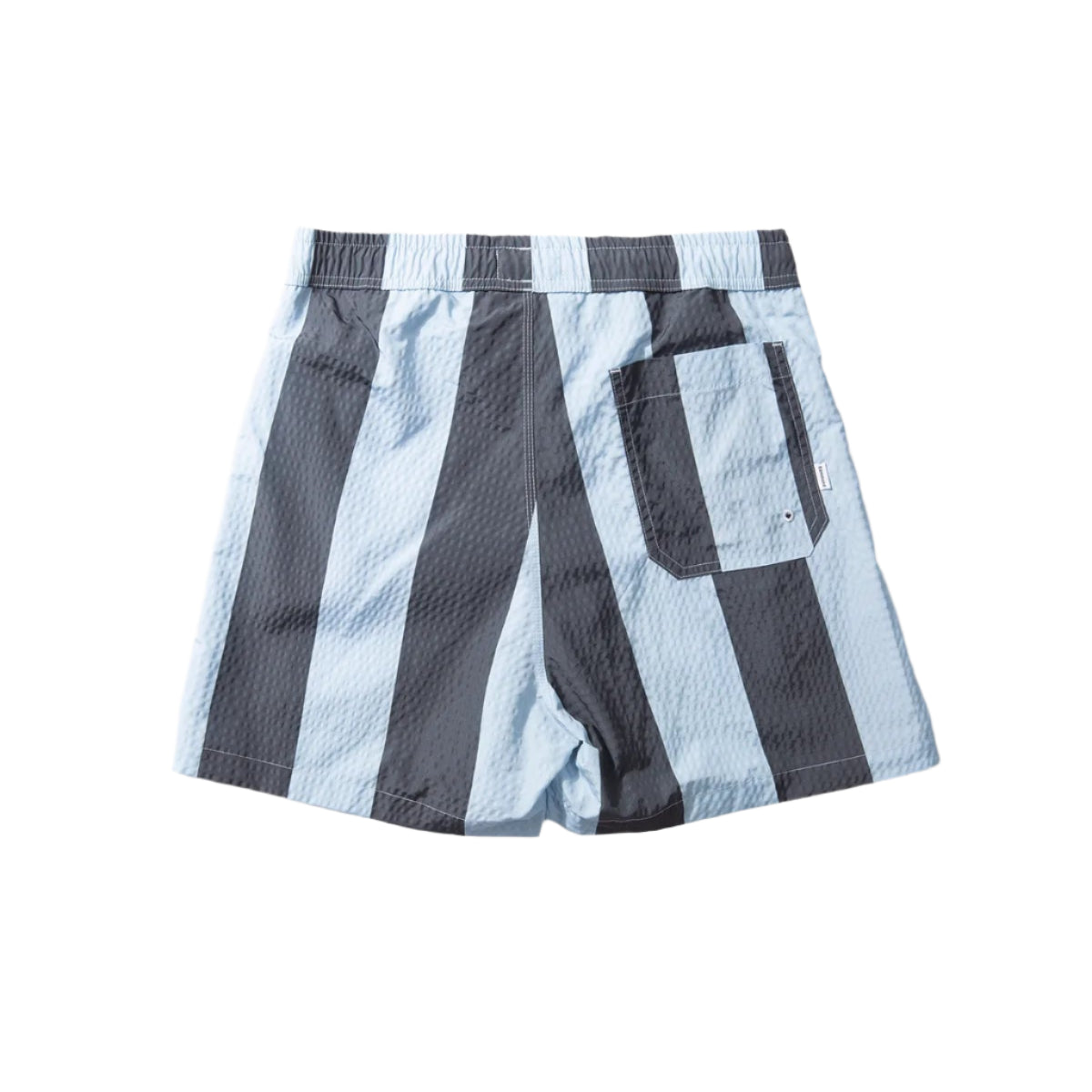 STRIPED SEERSUCKER SWIM - LIGHT BLUE