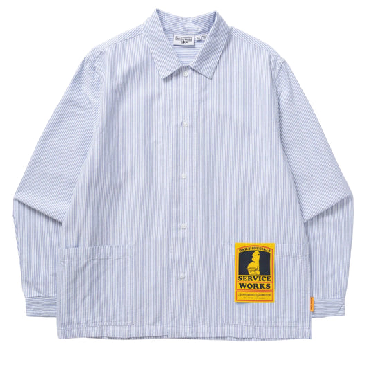 Waiter Shirt - Oxford Blue Stripe