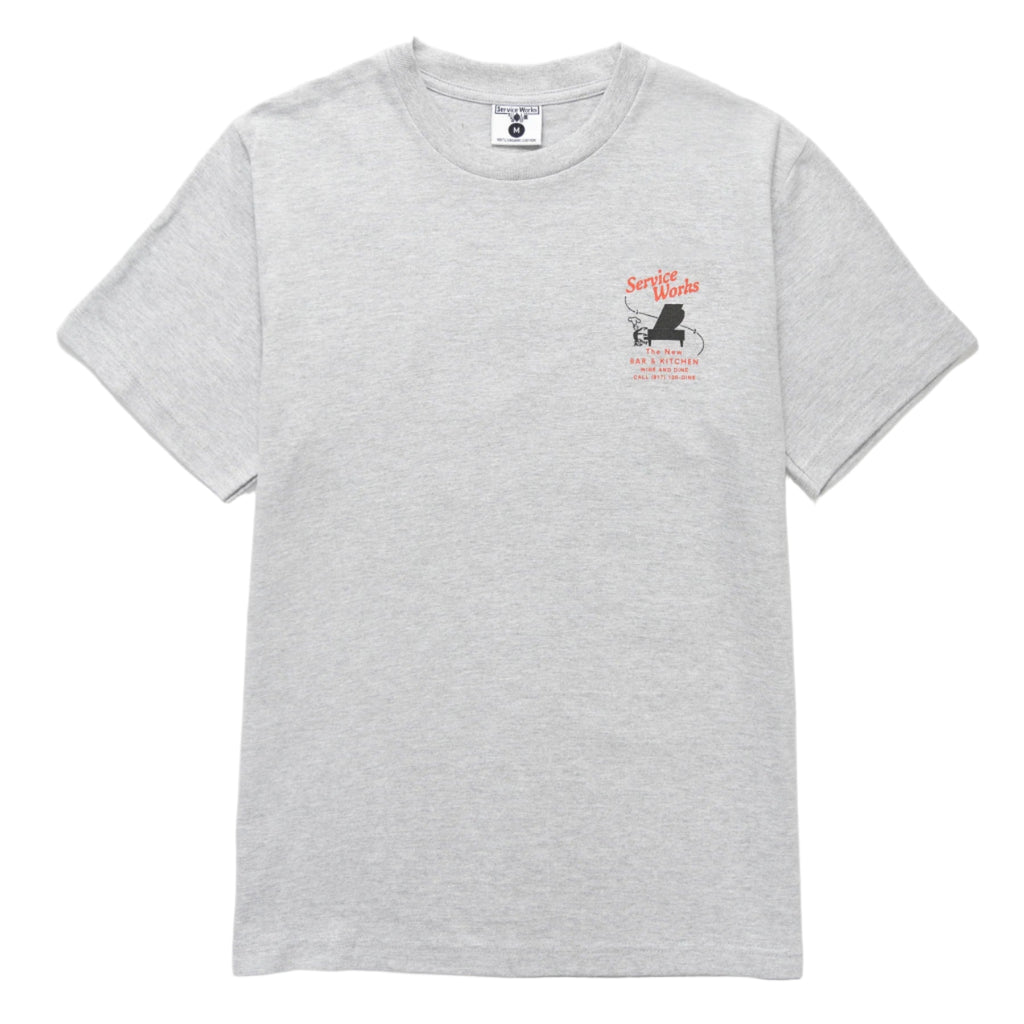 BAR AND KITCHEN TEE - GREY