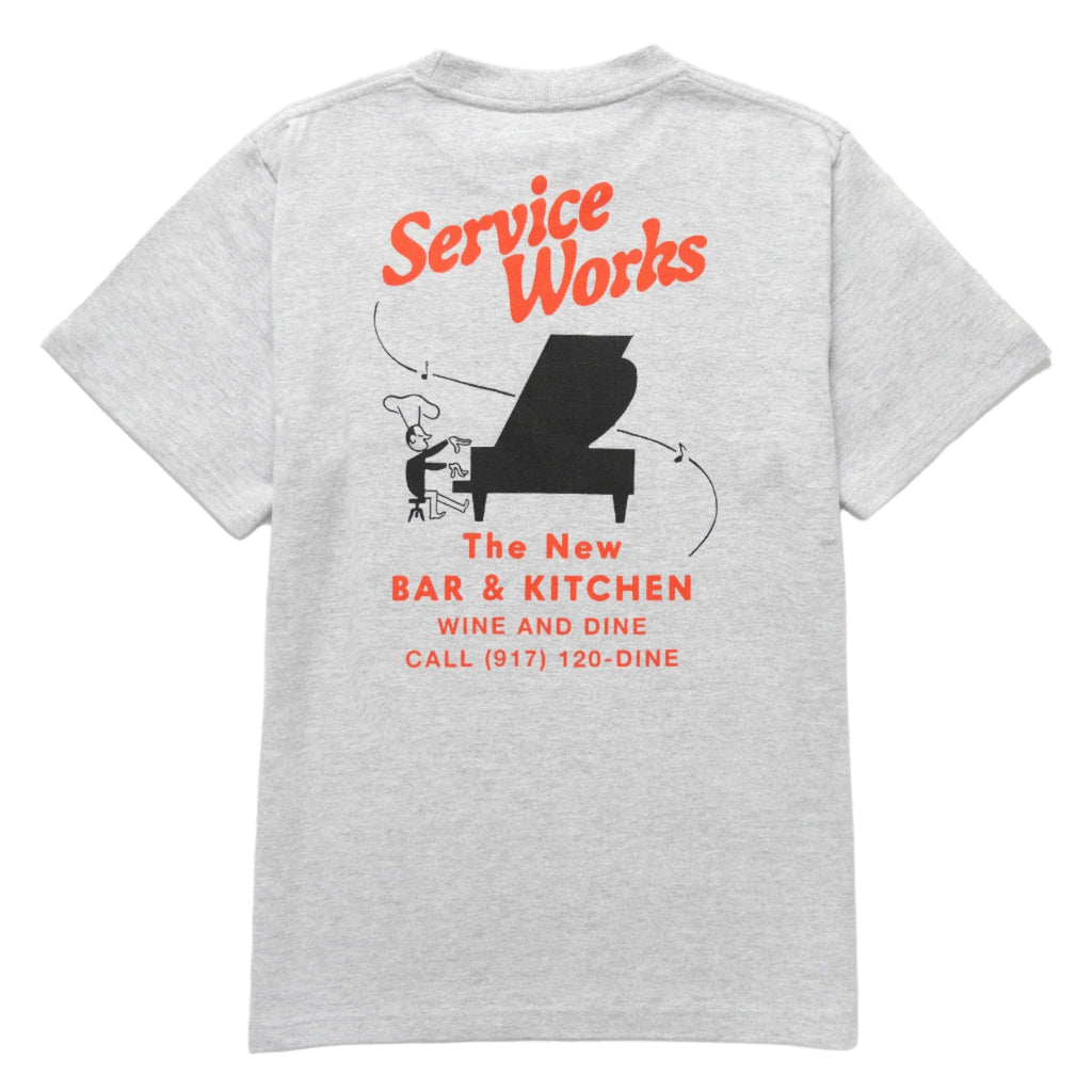 BAR AND KITCHEN TEE - GREY
