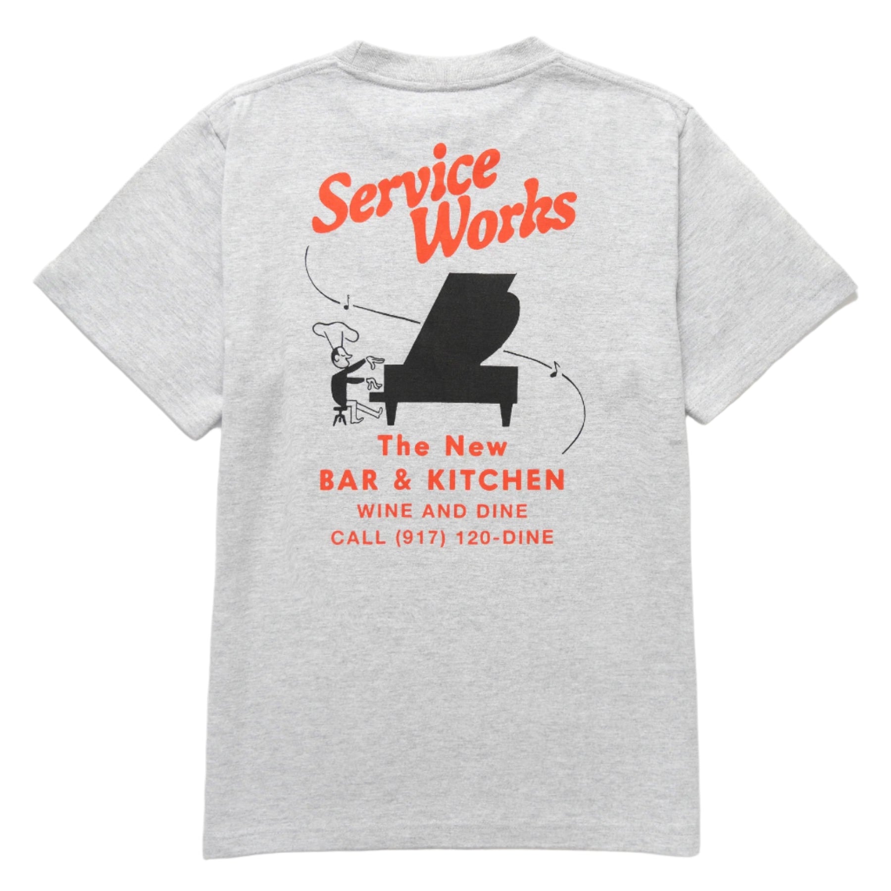 BAR AND KITCHEN TEE - GREY