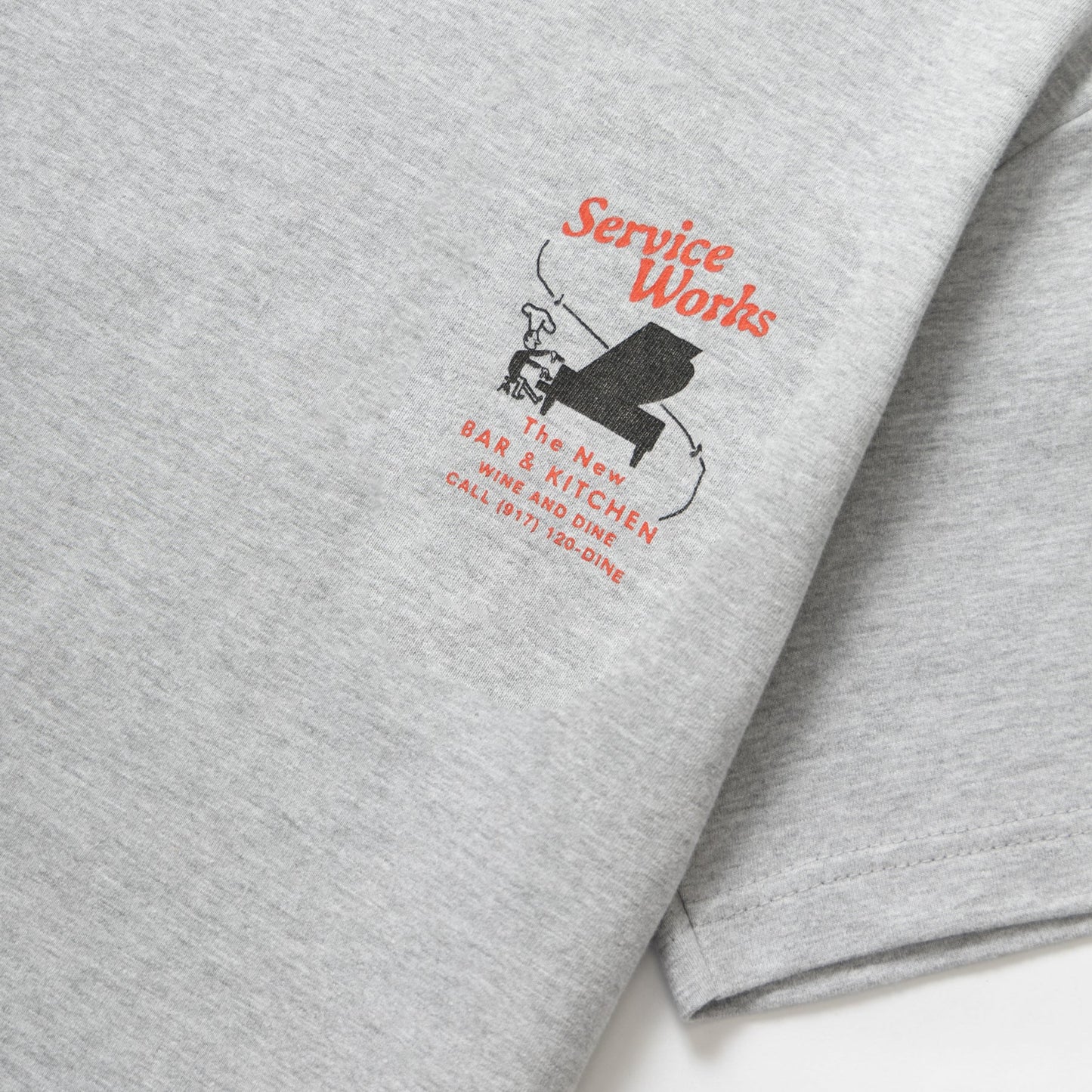 BAR AND KITCHEN TEE - GREY