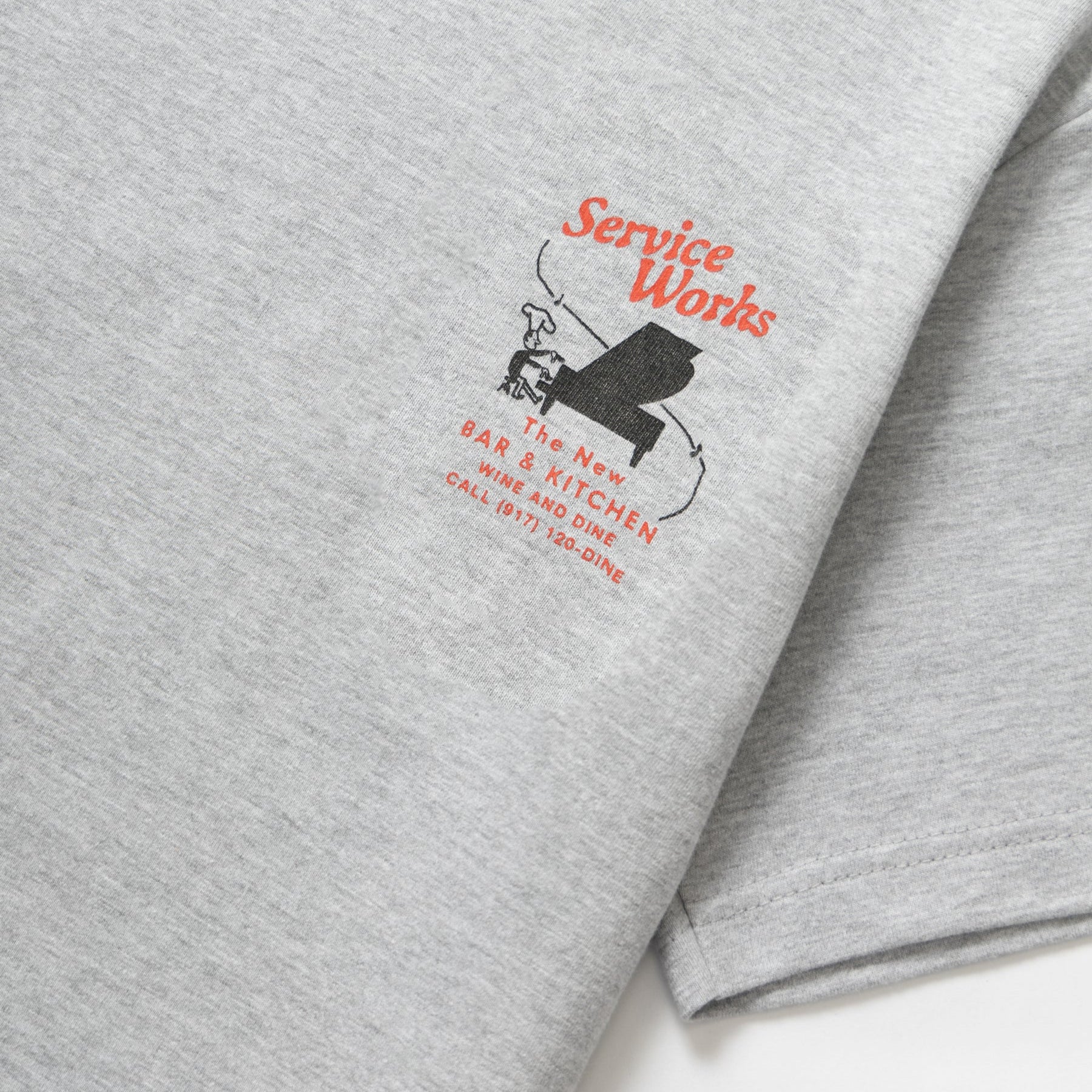 BAR AND KITCHEN TEE - GREY