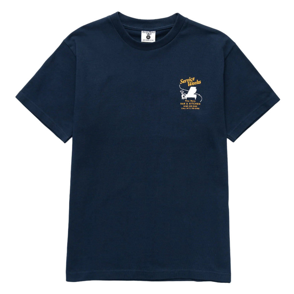 BAR AND KITCHEN TEE - NAVY