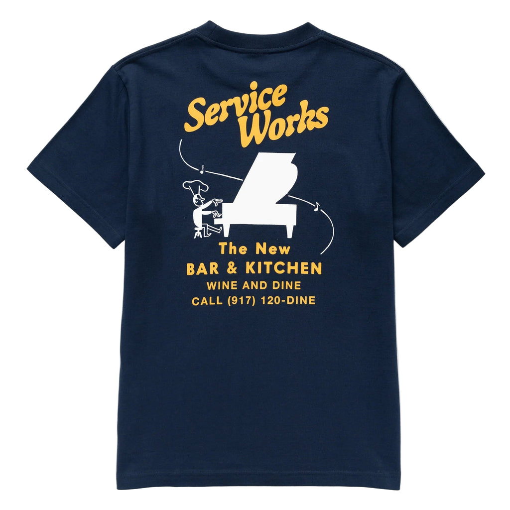 BAR AND KITCHEN TEE - NAVY