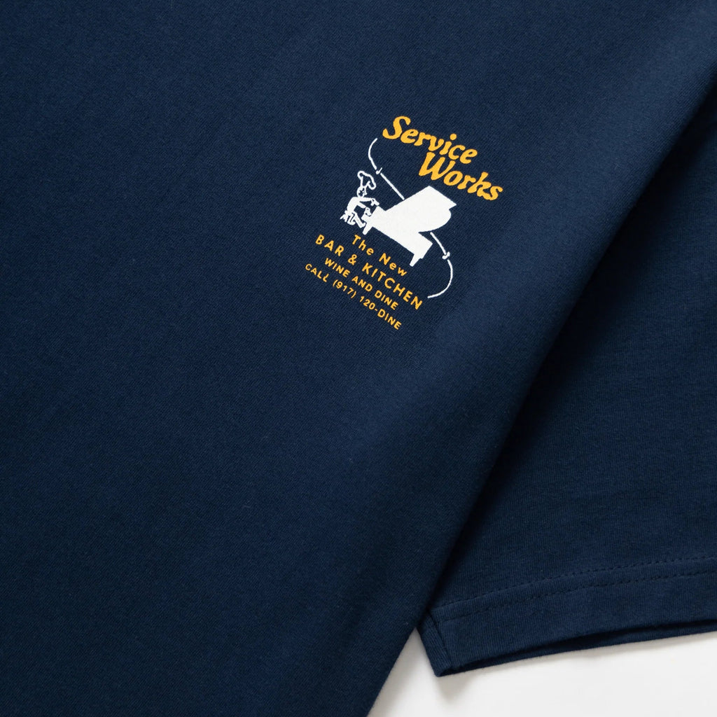 BAR AND KITCHEN TEE - NAVY