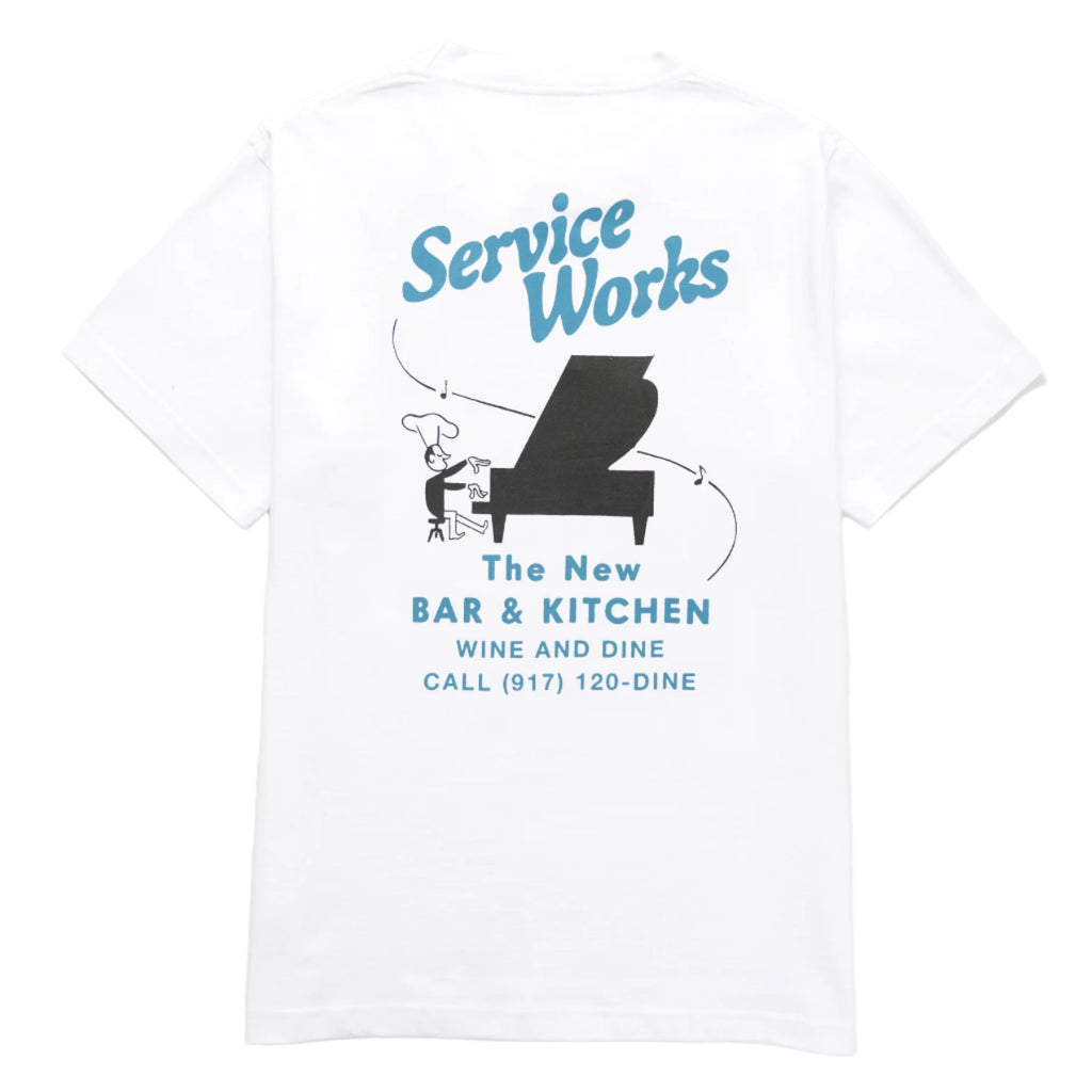 Bar & Kitchen Tee - White