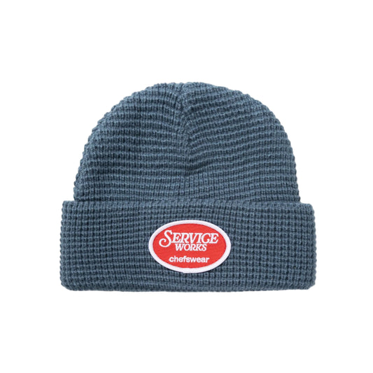 Waffle Patch Beanie - Teal