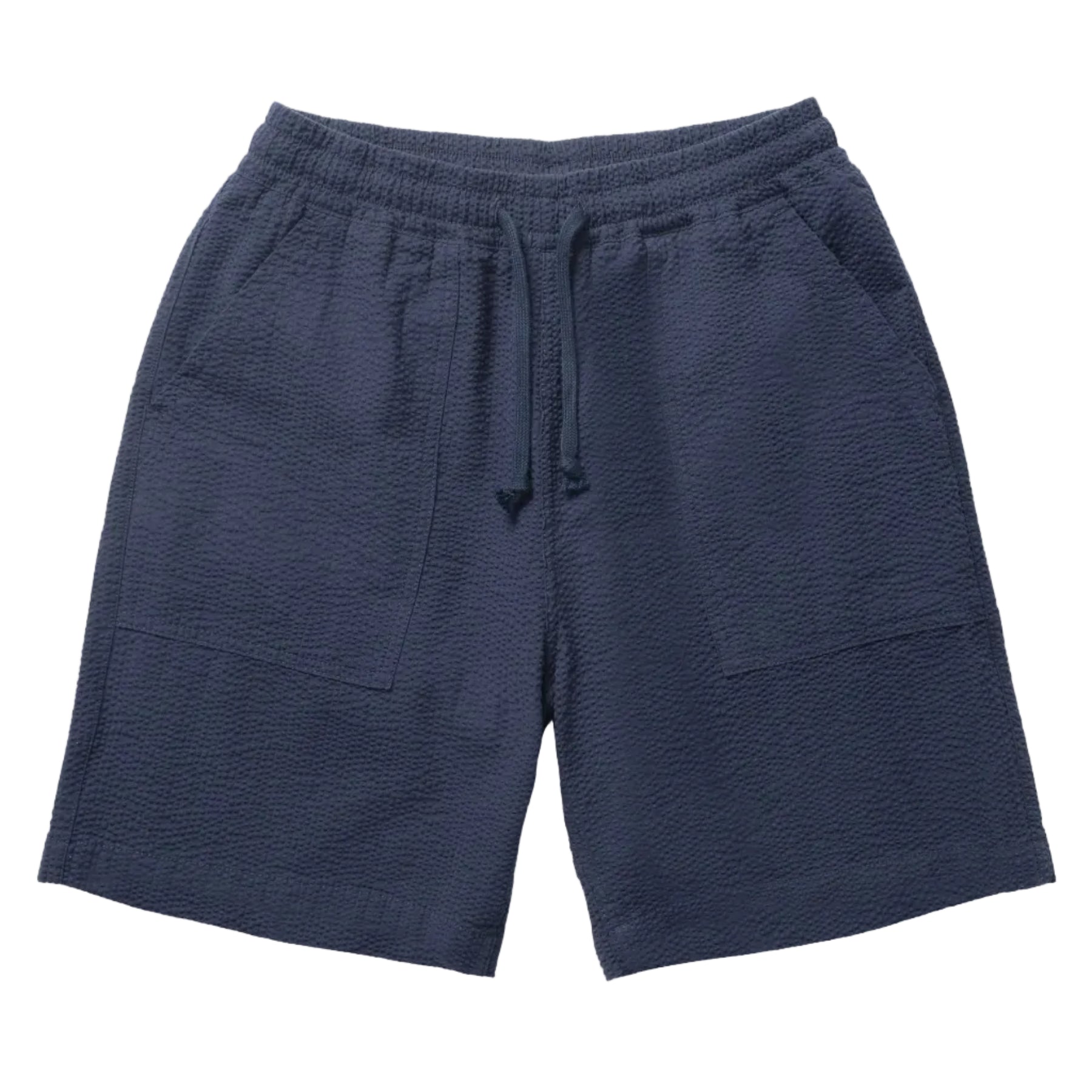 Seersucker Chef Shorts - Dark Navy