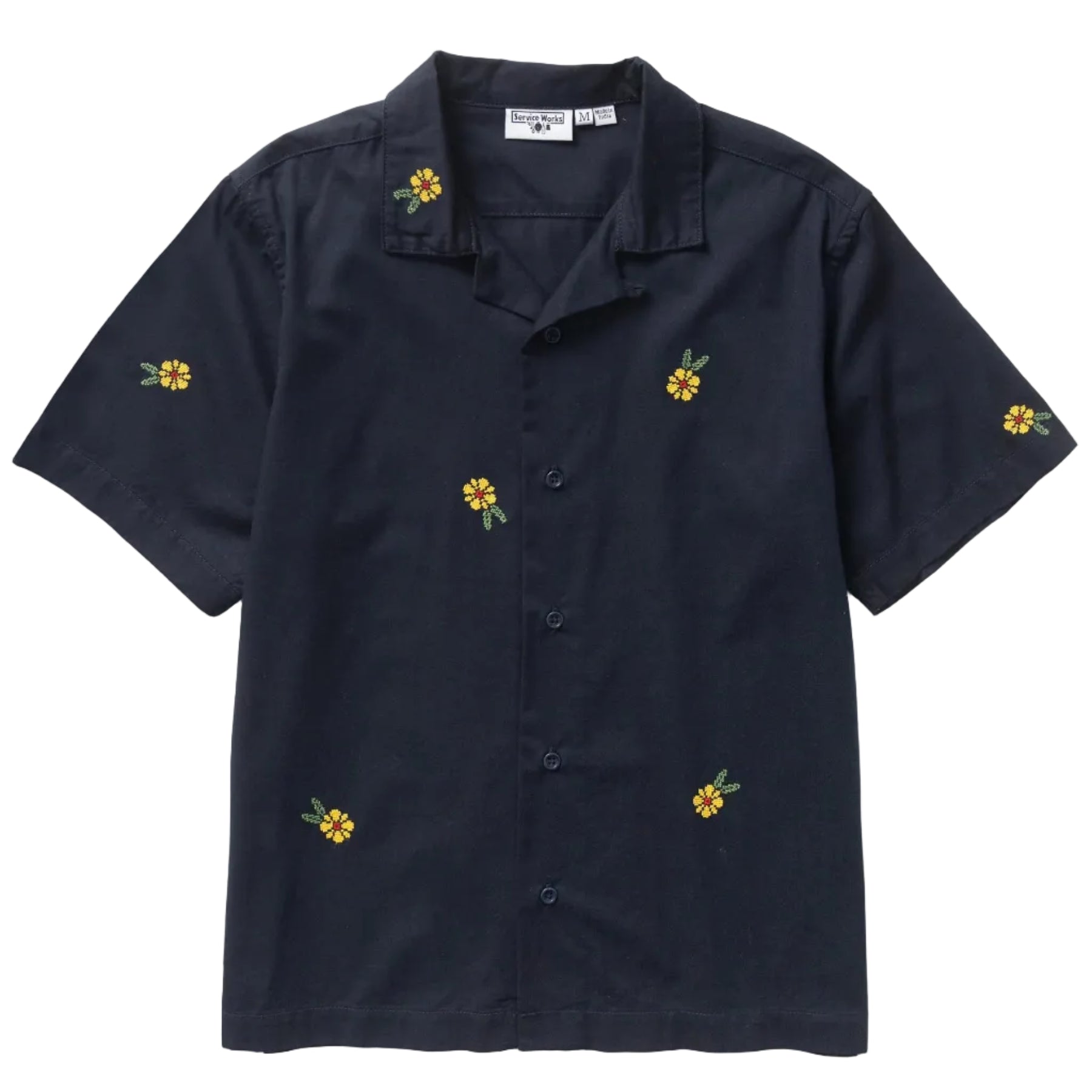 Cross Stitch Shirt - Dark Navy