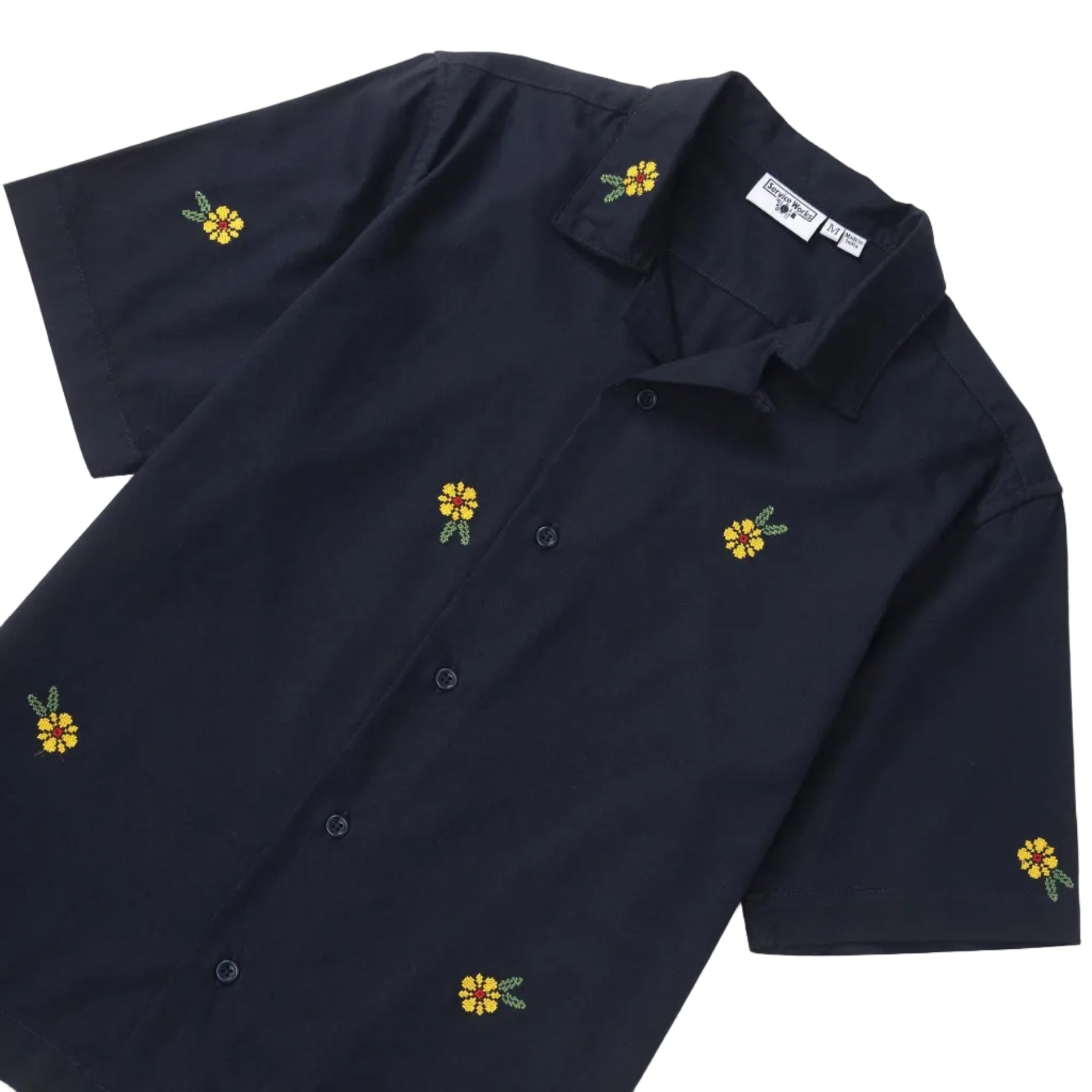 Cross Stitch Shirt - Dark Navy