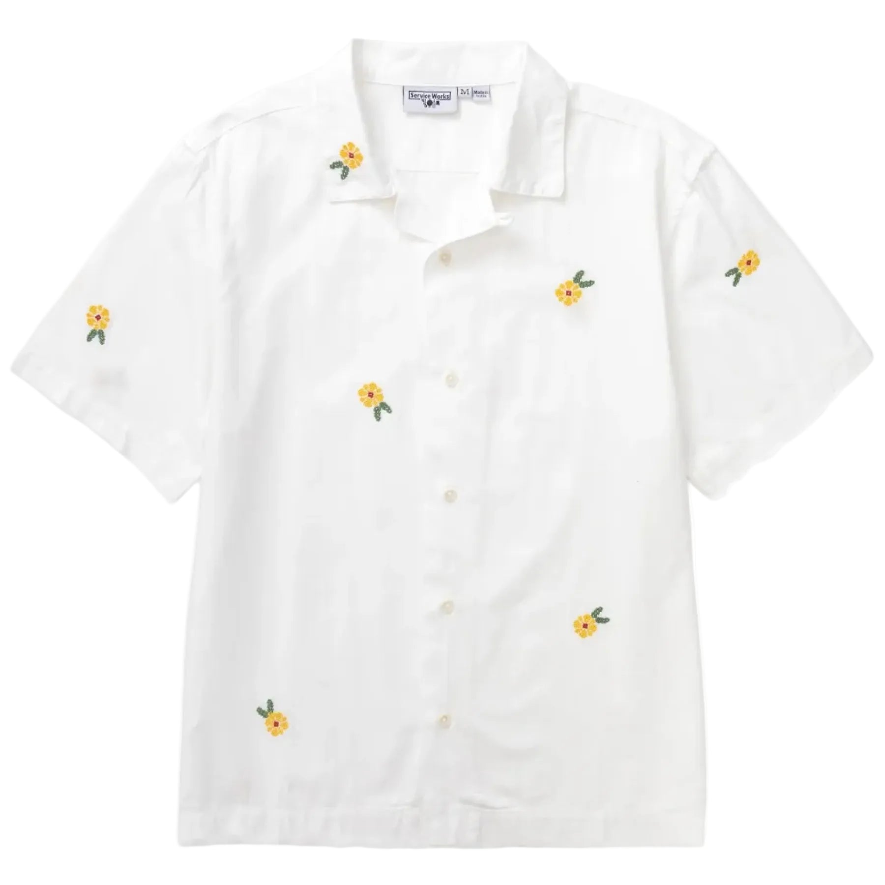 Cross Stitch Shirt - White