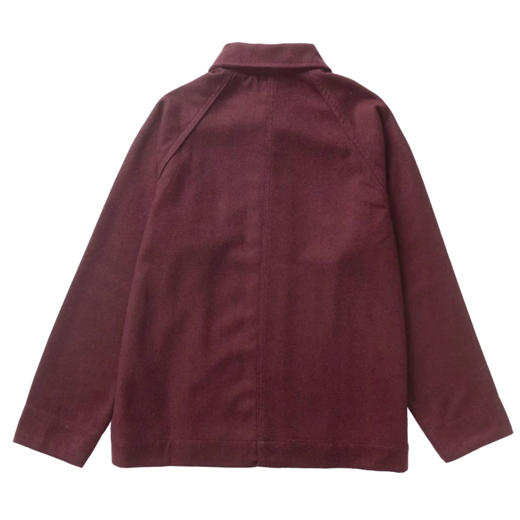 Flannel FOH Jacket - Burgundy