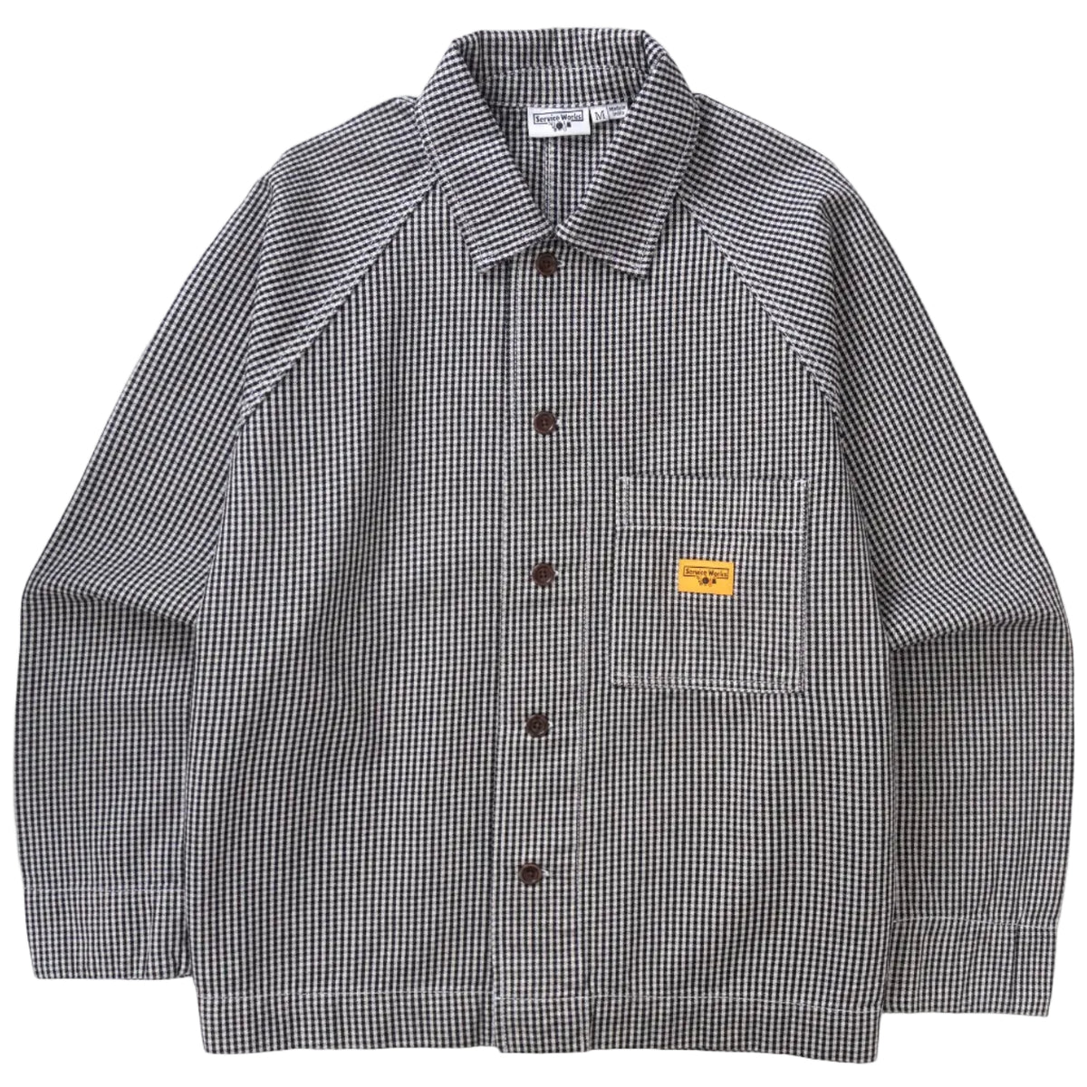 House Gingham FOH Overshirt - Black