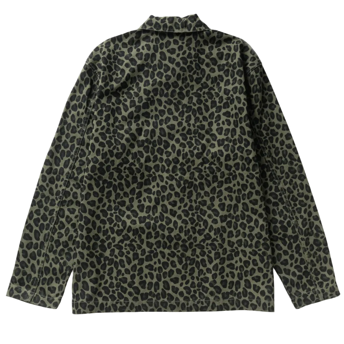 Patterned Easy Chef Shirt - Green Leopard