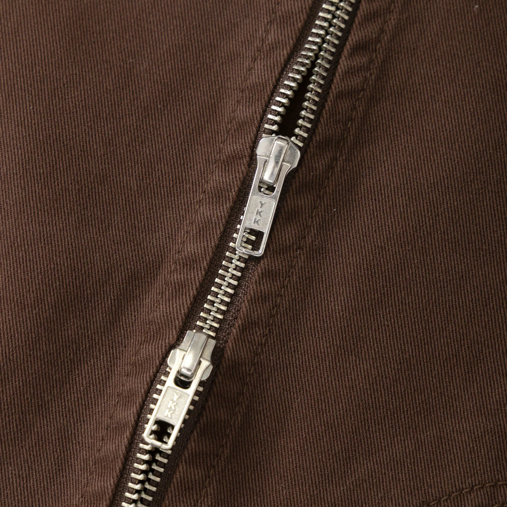Twill Work Jacket - Brown