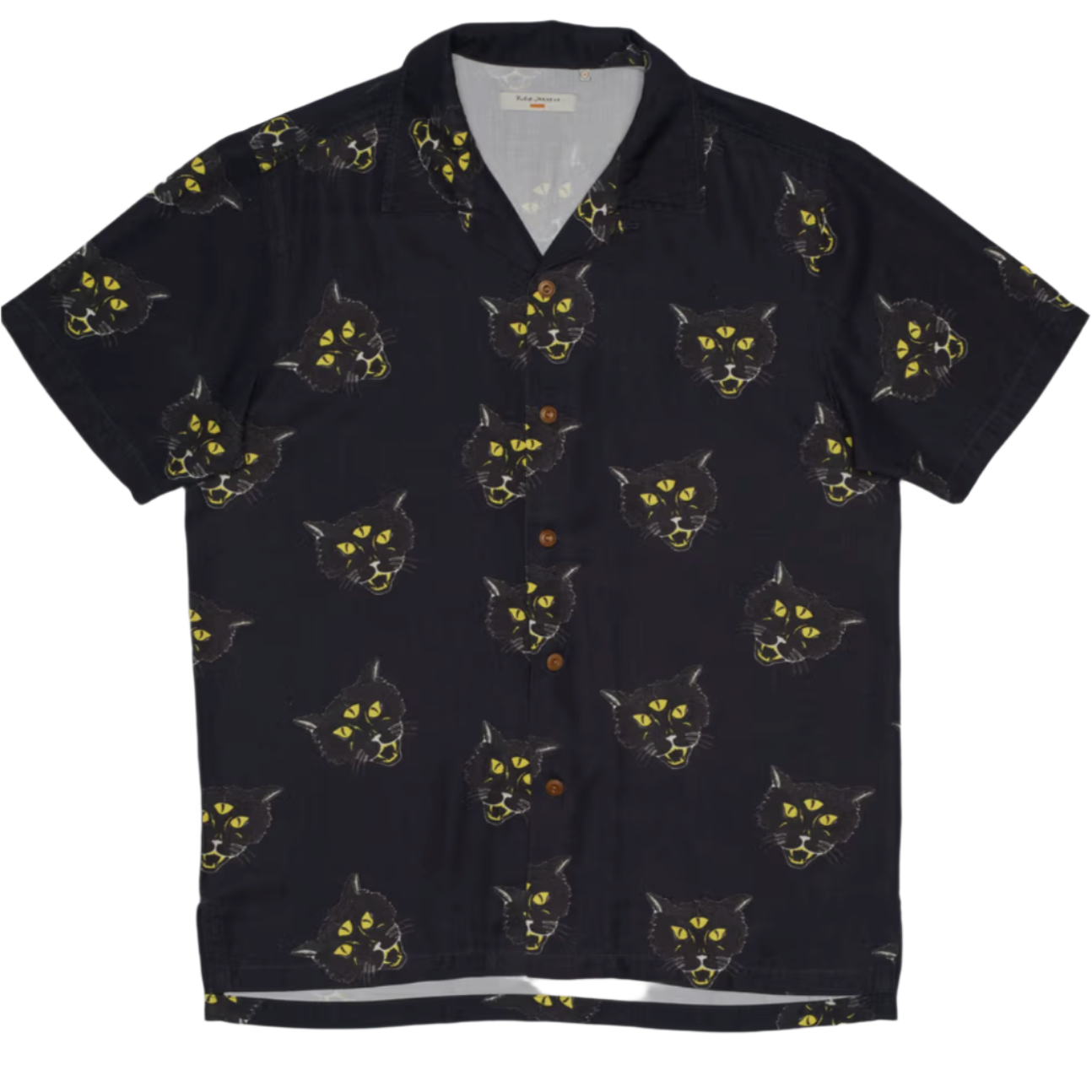 Arvid The Cat Hawaii Shirt Antracite