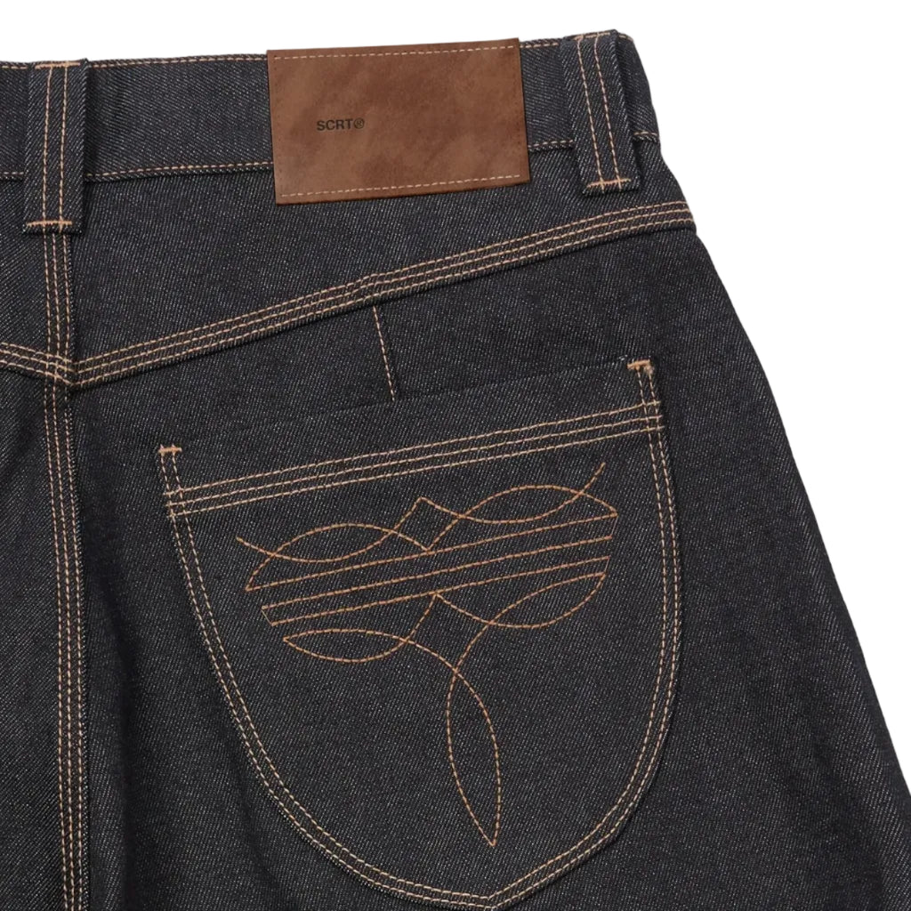 Selvedge Denim Wide Shorts