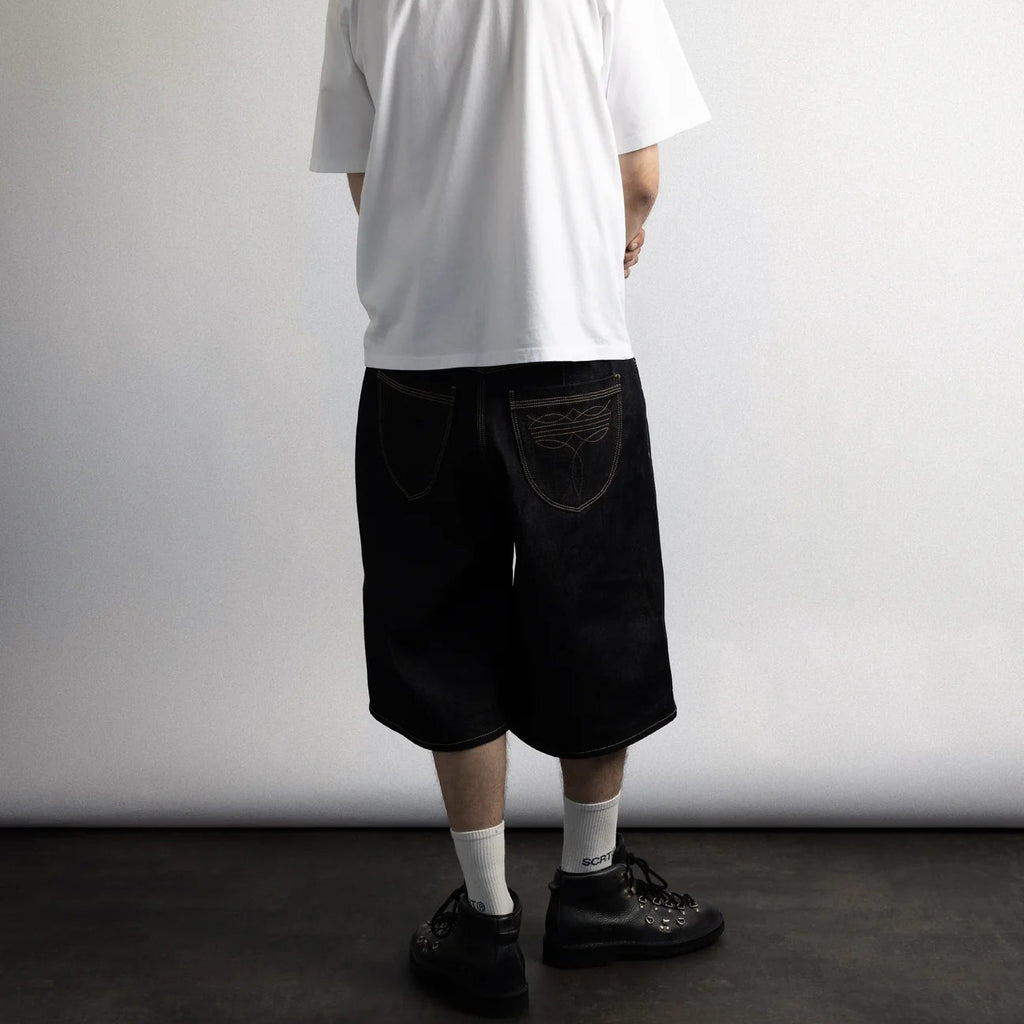 Selvedge Denim Wide Shorts