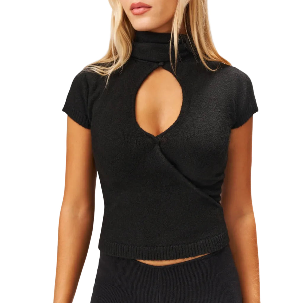 Knit Ara Top - black