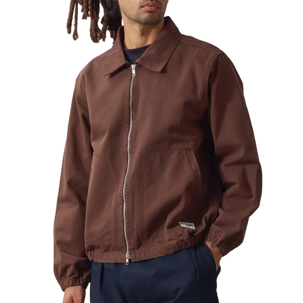 Twill Work Jacket - Brown