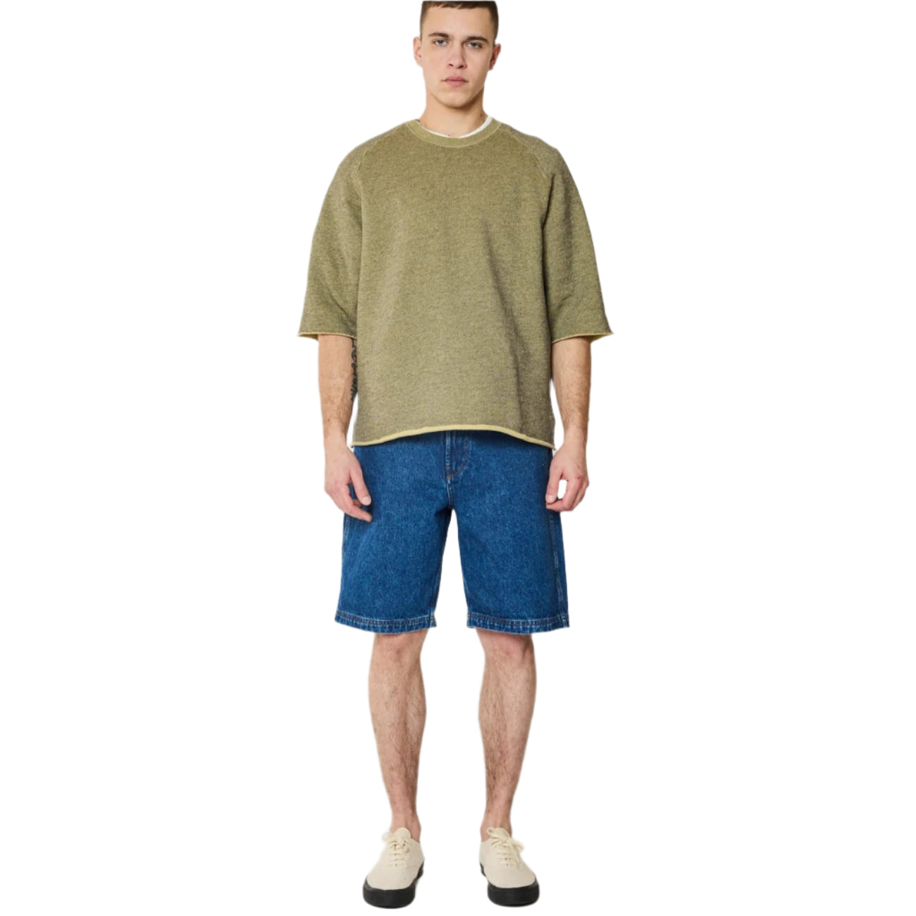 TERRY TEE - SWAMP GREEN