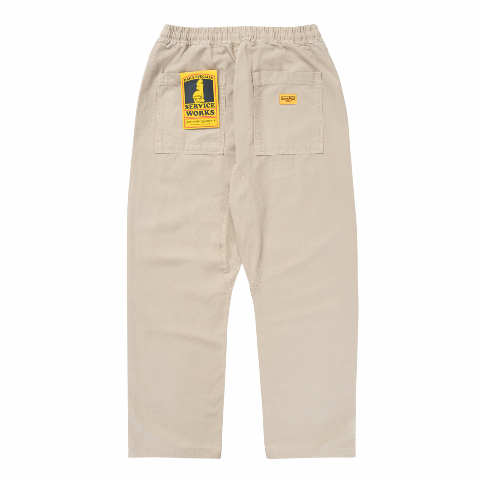 CANVAS CHEF PANT - STONE