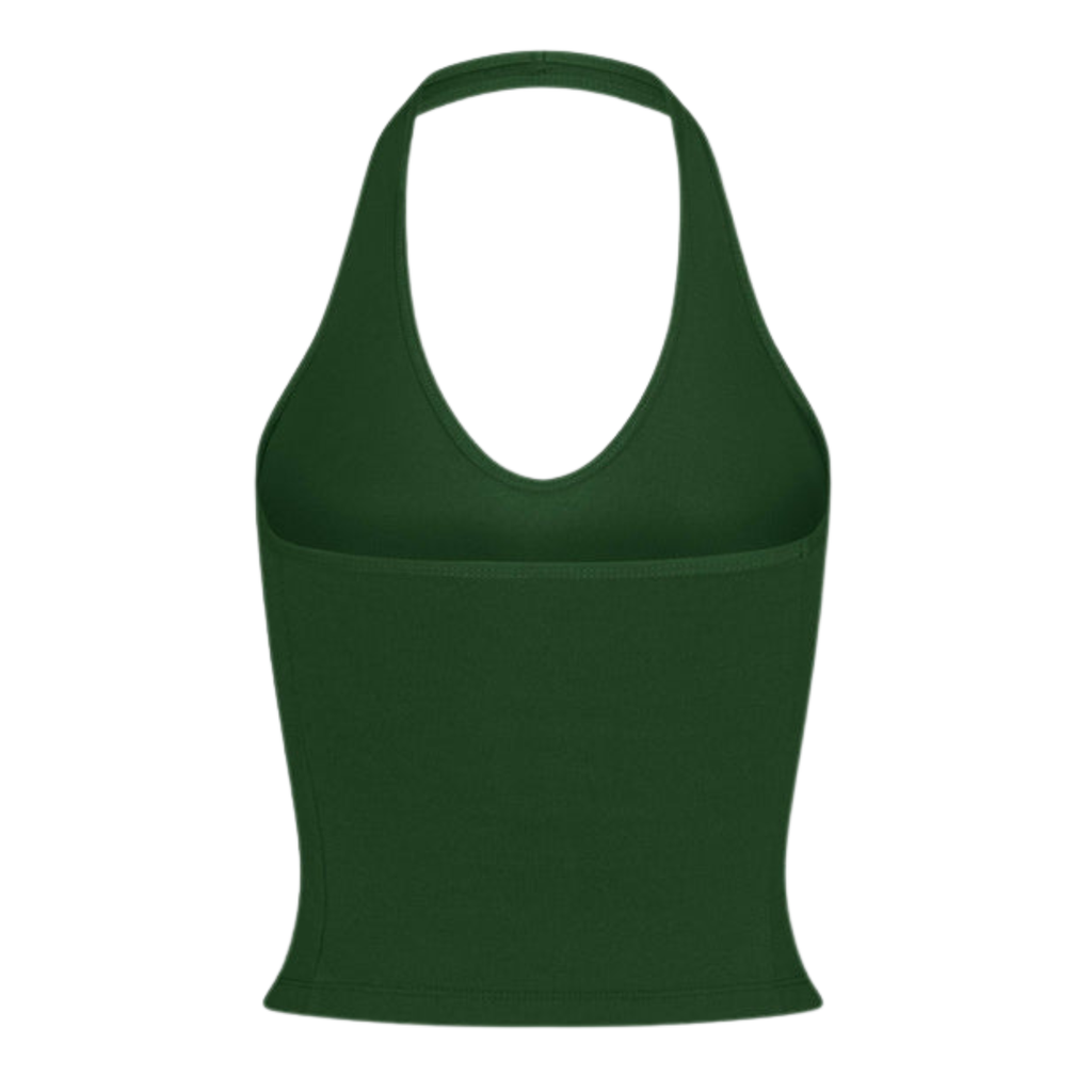 SPORTY HALTER TOP IN CLOVER