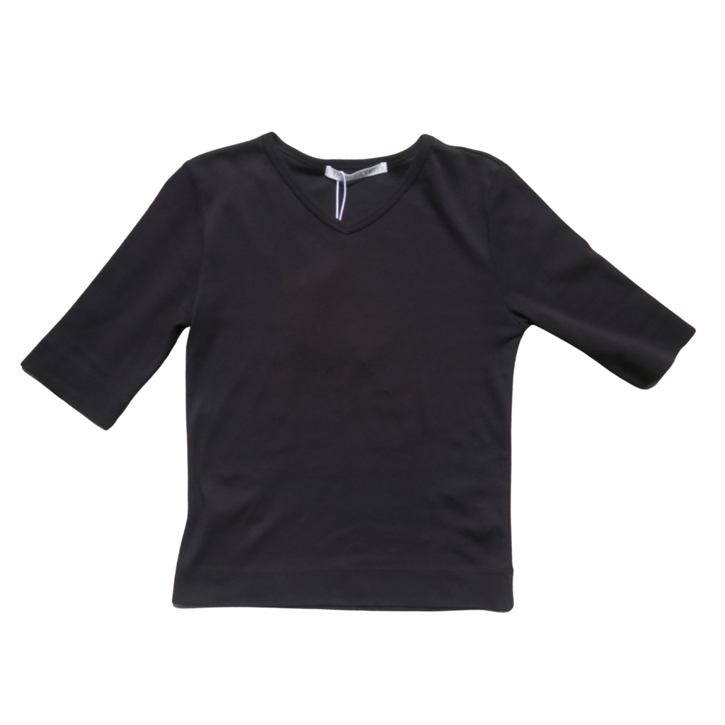 Organic Rib V Neck