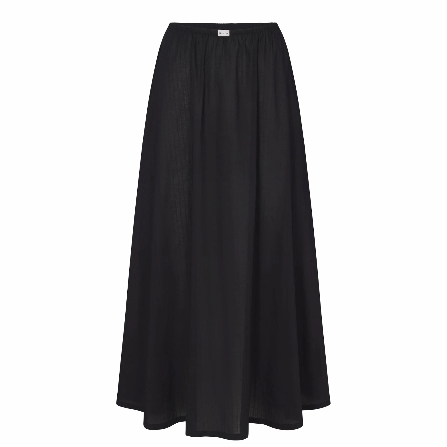 DREAM SKIRT IN ONYX DOBBY