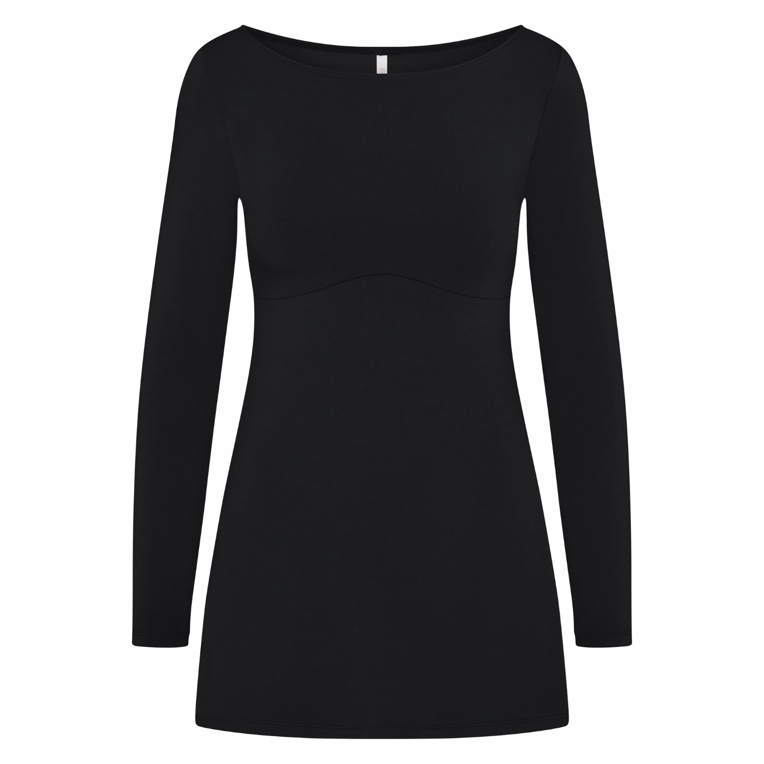 BOATNECK DRESS IN ONYX