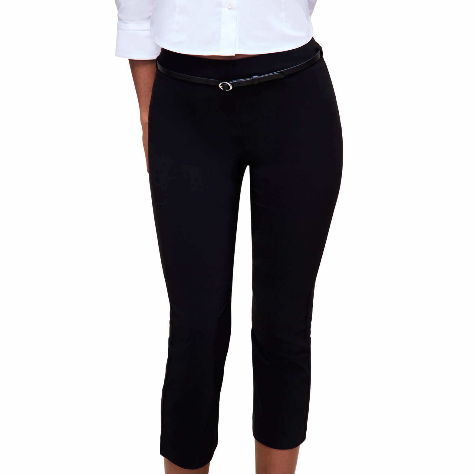 ELORA CAPRI PANT - BLACK