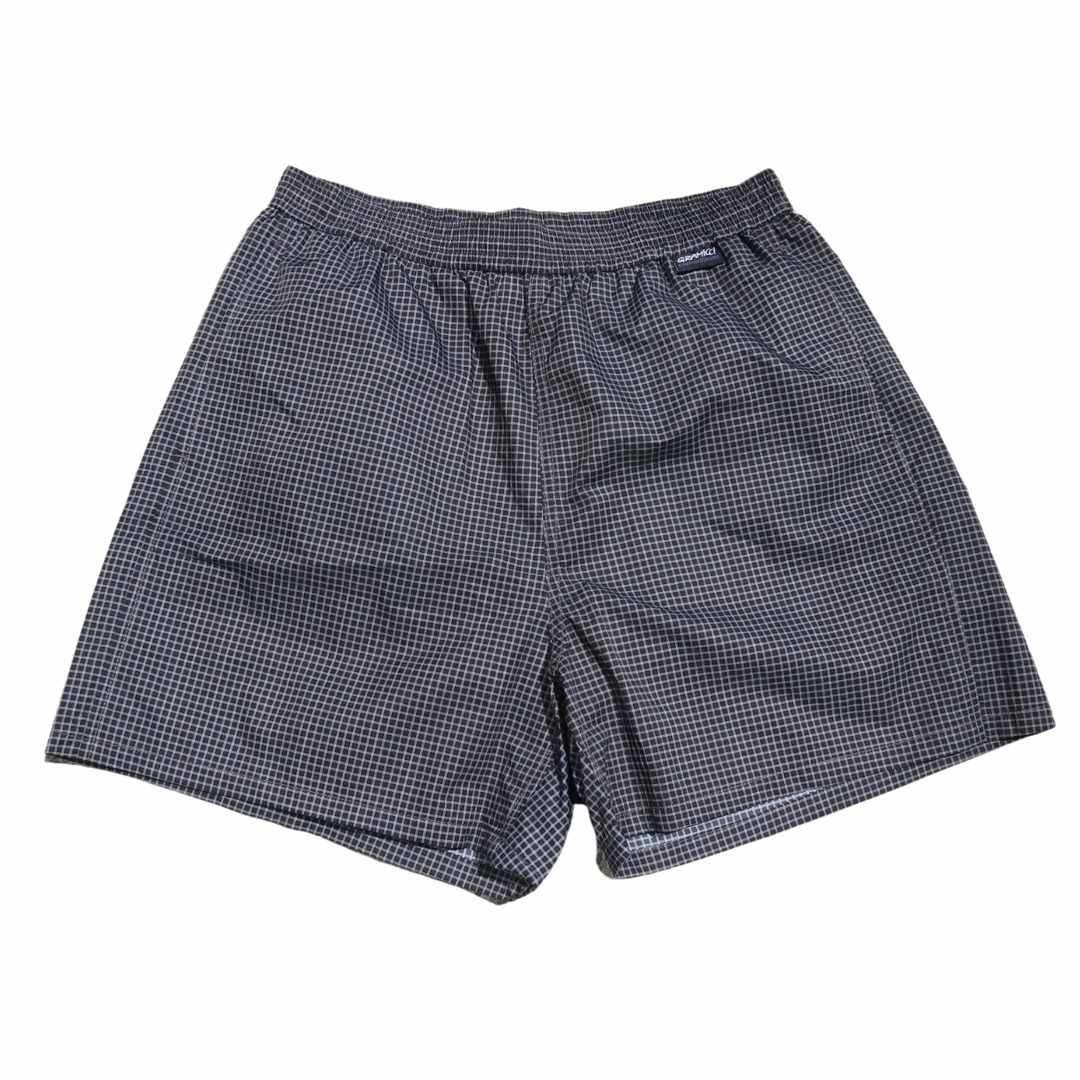 GRID SWIM SHORT - BLACK