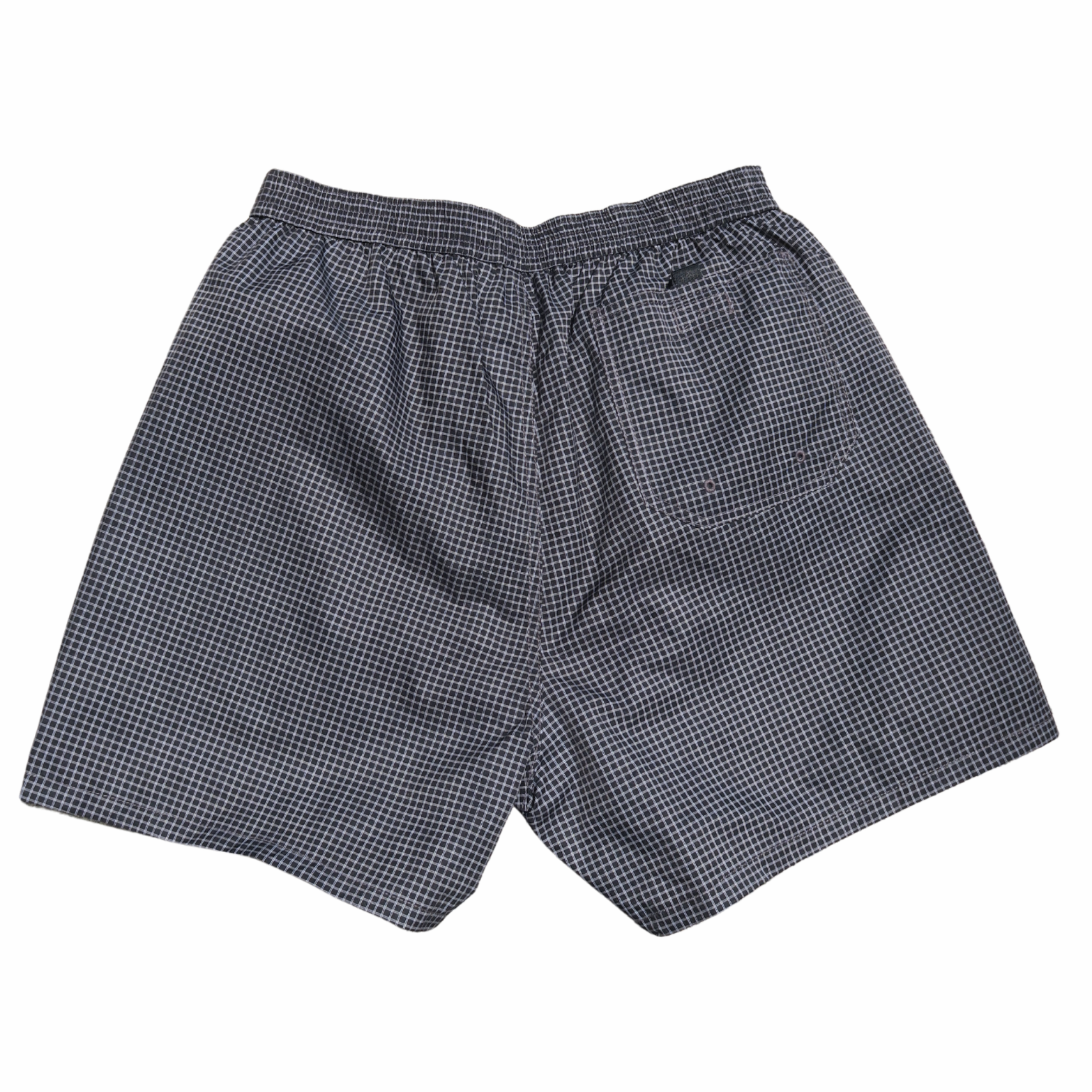 GRID SWIM SHORT - BLACK