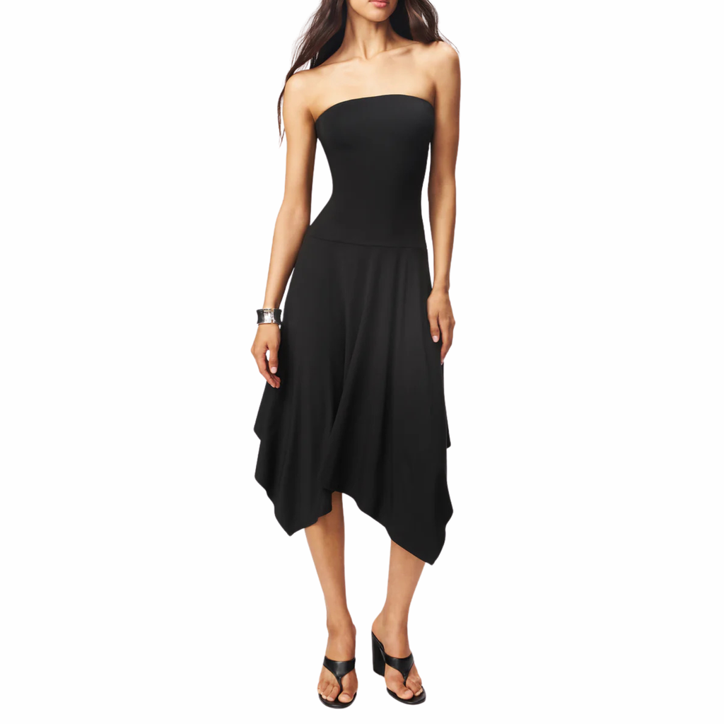 Sienna Strapless Dress - black