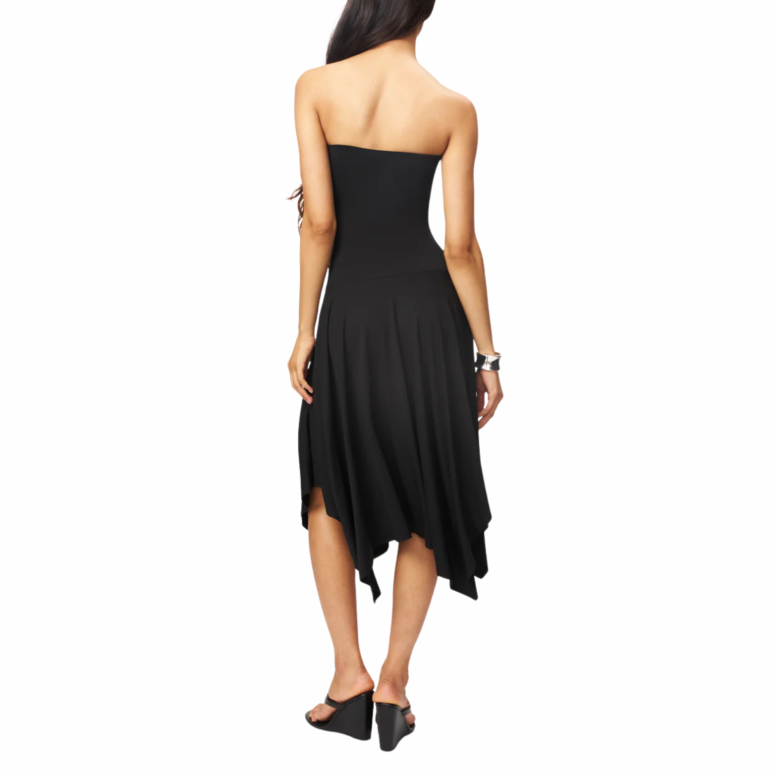 Sienna Strapless Dress - black
