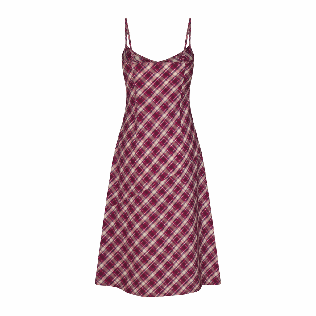 90'S BIAS SLIP DRESS IN AZALEA